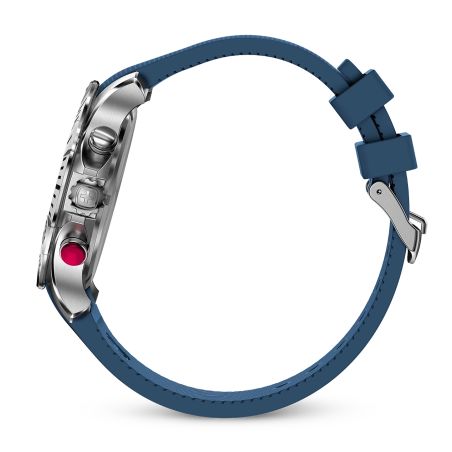 Montre homme chronographe quartz wenger seaforce silicone bleu 01.0643.124 – montres suisses