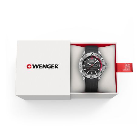 Montre homme quartz wenger seaforce silicone noir 01.0641.138 – montres suisses