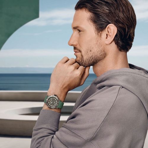 Montre Homme Quartz WENGER Seaforce Silicone Vert 01.0641.143