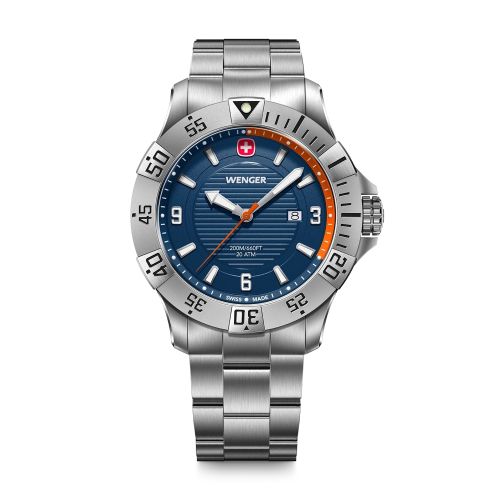 Montre Homme Quartz WENGER Seaforce Acier Gris 01.0641.141