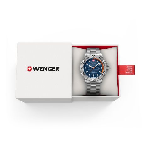 Montre homme quartz wenger seaforce acier gris 01.0641.141 – montres suisses