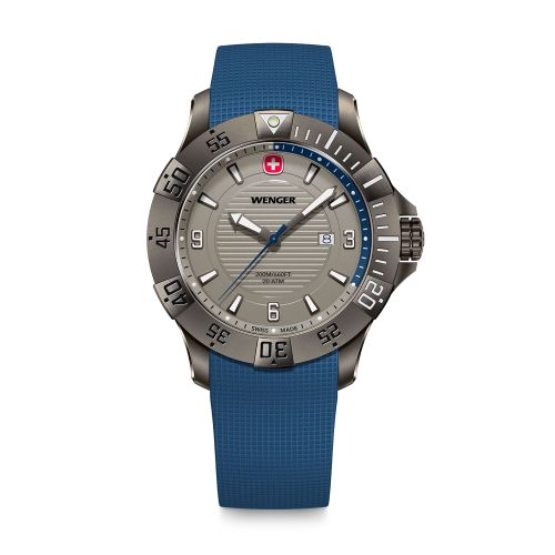 Montre Homme Quartz WENGER Seaforce Silicone Bleu 01.0641.142
