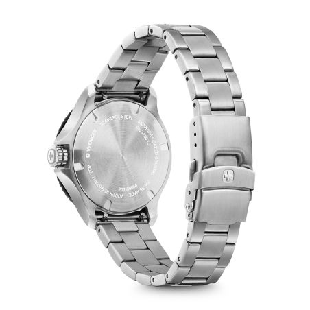 Montre femme quartz wenger seaforce acier gris 01.0621.109 – montres suisses