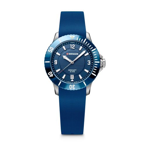 Montre Femme Quartz WENGER Seaforce Silicone Bleue 01.0621.112