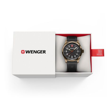 Montre homme quartz wenger terragraph silicone noir 01.0541.125 – montres suisses
