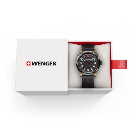 Montre homme quartz wenger terragraph silicone noir 01.0541.124 – montres suisses