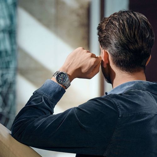 Montre Homme Chronographe Quartz WENGER Terragraph Acier Gris 01.0543.112