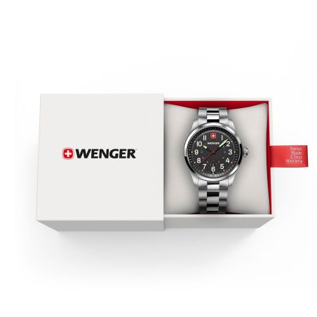 Montre homme quartz wenger terragraph acier gris 01.0541.122 – montres suisses