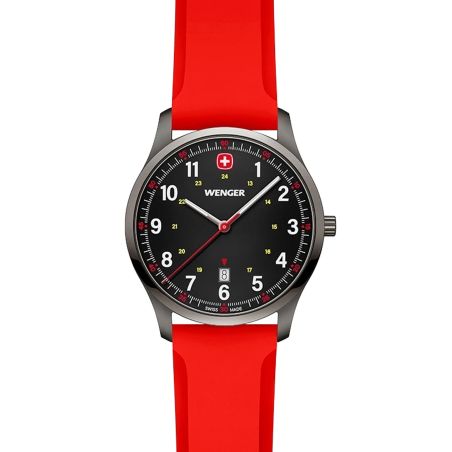 Montre homme wenger city sport silicone rouge 01.1441.130 – montres suisses