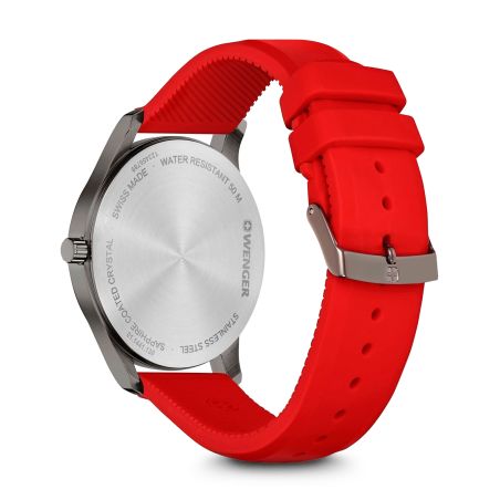 Montre homme wenger city sport silicone rouge 01.1441.130 – montres suisses
