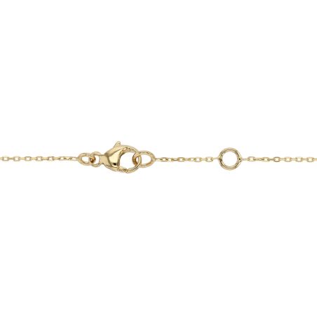 Collier femme edora or 9 carats jaune et diamants de synthèse 0,25 ct edocol/152.07.j.5.9 – colliers diamant de synthèse