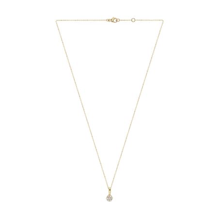 Collier femme edora or 9 carats jaune et diamants de synthèse 0,25 ct edocol/152.07.j.5.9 – colliers diamant de synthèse