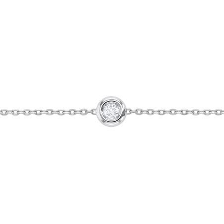 Bracelet femme edora or 9 caratss blanc et diamant 0,12 ct edobr/153.12.g.5.9 – bracelets diamant de synthèse