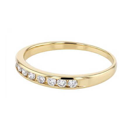 Bague femme alliance edora or 9 caratss jaune et diamants 0,27 ct edob6/004.03.j.5.9 – bagues diamant de synthèse