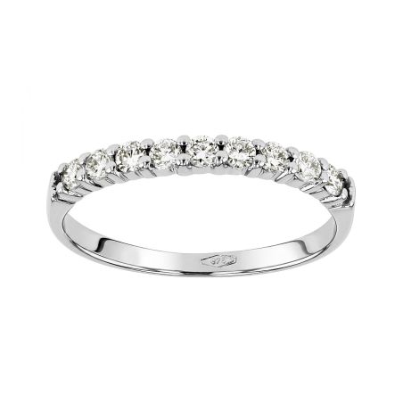 Bague femme alliance edora or 9 caratss blanc et diamants 0,35 ct edob6/g35.04.g.5.9 – bagues diamant de synthèse