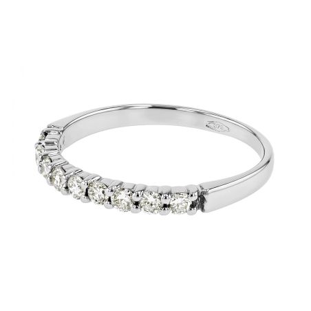 Bague femme alliance edora or 9 caratss blanc et diamants 0,35 ct edob6/g35.04.g.5.9 – bagues diamant de synthèse