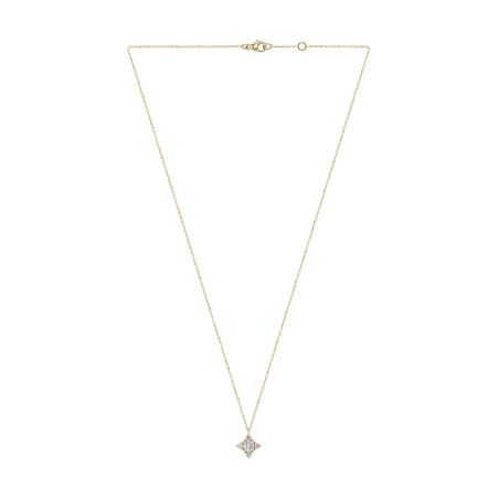 Collier femme étoile edora or 9 carats jaune et diamants de synthèse 0,43 ct edocol/370.43.j.5.9 – colliers diamant de synthèse