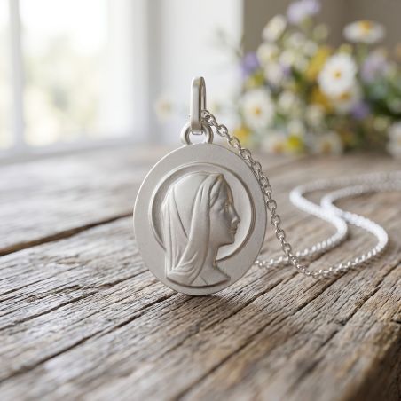 Médaille vierge edora or 375/1000 blanc edo9k20491g – médailles