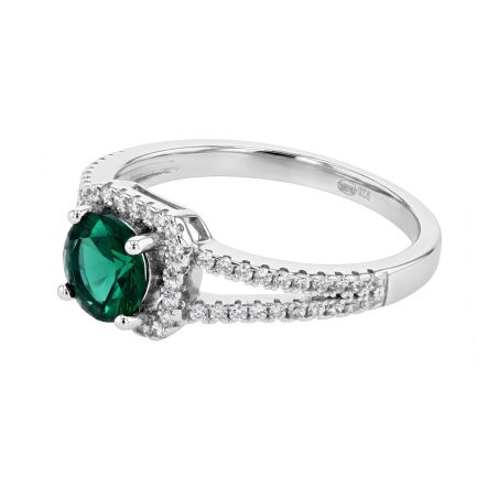 Bague femme solitaire edora argent 925/1000 et spinelle 
 – bagues femme