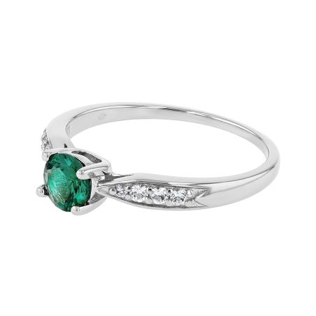 Bague femme solitaire edora argent 925/1000 et spinelle 
 – bagues femme