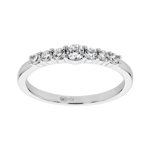 Bague Femme Solitaire Accompagné ARGENT 925/1000 et Oxydes EDO70100790