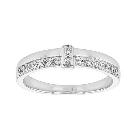 Bague femme barette edora argent 925/1000 et oxydes edo70100856 – bagues femme