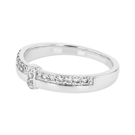 Bague femme barette edora argent 925/1000 et oxydes edo70100856 – bagues femme