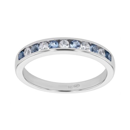 Bague Femme EDORA ARGENT 925/1000, Spinelles Bleues et Oxydes EDO70100863
