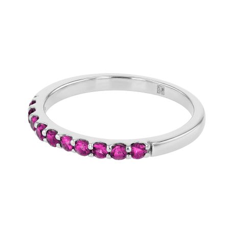 Bague femme edora argent 925/1000 et spinelles rouges edo70100911 – bagues femme