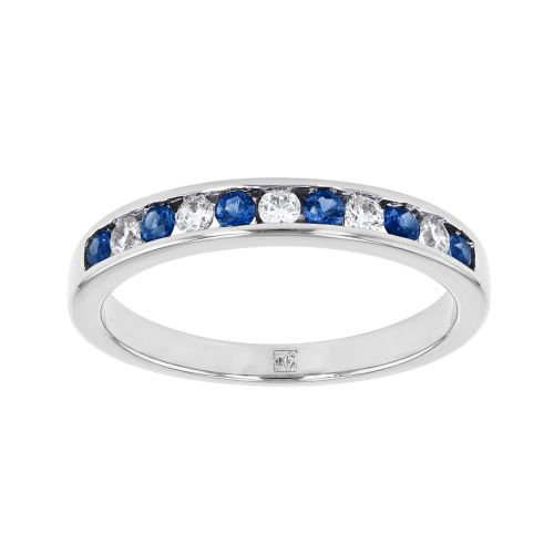 Bague Femme EDORA ARGENT 925/1000 Spinelles Bleues et Oxydes EDO70100913