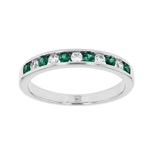 Bague Femme EDORA ARGENT 925/1000 Spinelles Vertes et Oxydes EDO70100920