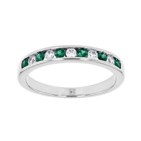 Bague femme edora argent 925/1000 spinelles vertes et oxydes edo70100920 – bagues femme