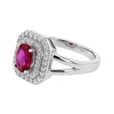 Bague femme entourage edora argent et oxydes edo70100929 – bagues femme
