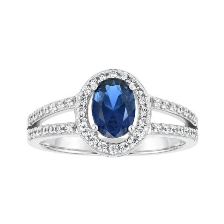 Bague femme entourage edora argent et oxydes edo70100942 – bagues femme