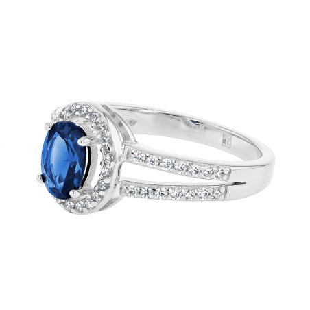 Bague femme entourage edora argent et oxydes edo70100942 – bagues femme