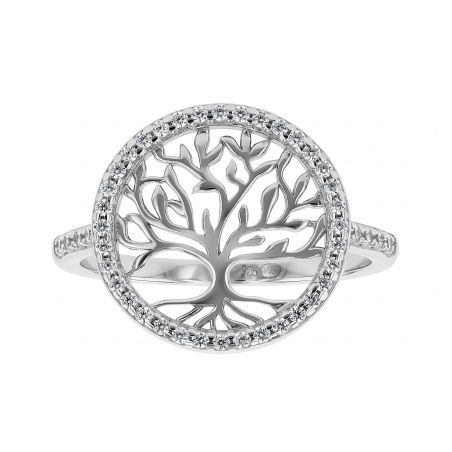 Bague femme arbre de vie edora argent et oxydes edo70100969 – bagues femme