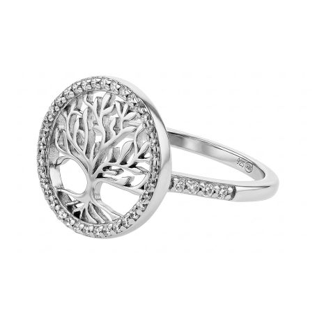 Bague femme arbre de vie edora argent et oxydes edo70100969 – bagues femme
