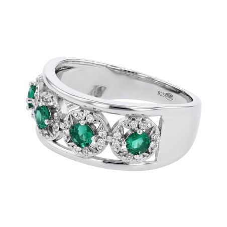 Bague femme edora argent et oxydes de zirconium edo70100940 – bagues argent femme