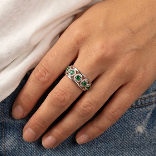 Bague Femme EDORA Argent et Oxydes de Zirconium EDO70100940