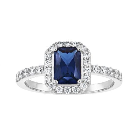 Bague femme entourage edora argent et oxydes de zirconium edo70100768 – bagues argent femme