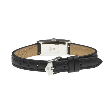 Montre femme lip churchill t13 baguette cuir noir 671931 – montres françaises