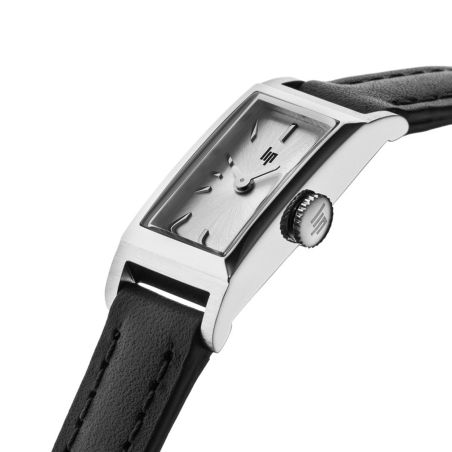 Montre femme lip churchill t13 baguette cuir noir 671931 – montres françaises