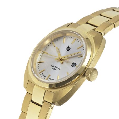 Montre femme lip général de gaulle 31 mm acier doré 671882 – montres françaises