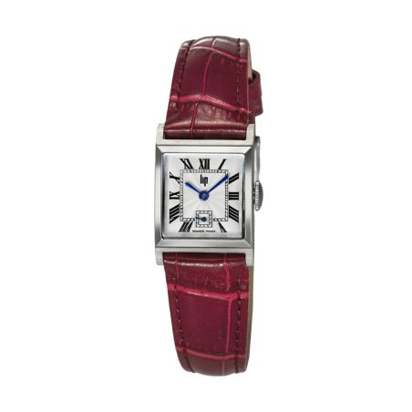 Montre femme lip churchill c18 cuir rouge 671624 – montres françaises