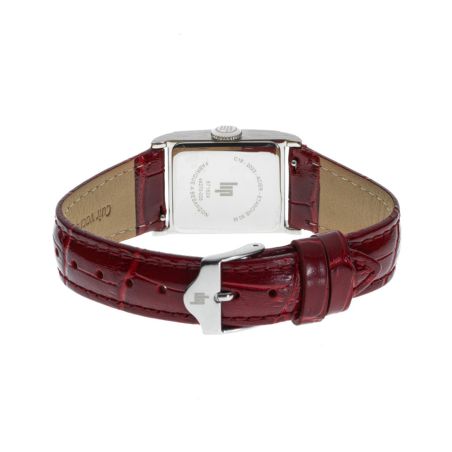 Montre femme lip churchill c18 cuir rouge 671624 – montres françaises
