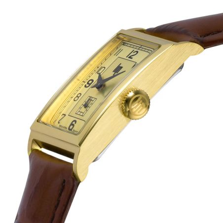 Montre femme lip churchill t18 cuir marron 671014 – montres françaises