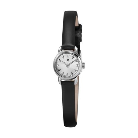 Montre femme lip henriette cuir noir 671619 – montres françaises