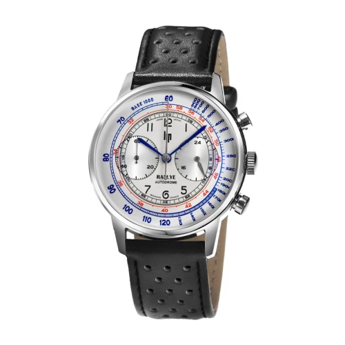 Montre Homme Chronographe LIP Rallye Méca Quartz 40MM Cuir Noir 671828