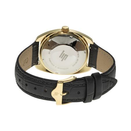 Montre mixte lip général de gaulle cuir noir 671878 – montres françaises