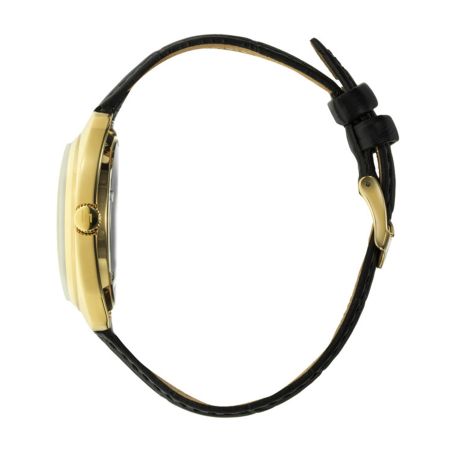 Montre mixte lip général de gaulle cuir noir 671878 – montres françaises